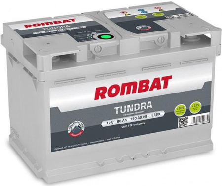 Аккумулятор 6СТ-80 «Rombat Tundra о/п