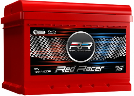 Аккумулятор 6СТ-75 «Red Racer» п/п