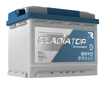 Аккумулятор 6СТ-60 «Gladiator Dynamic» п/п