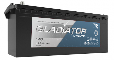 Аккумулятор 6СТ-140 «Gladiator Dynamic» евро