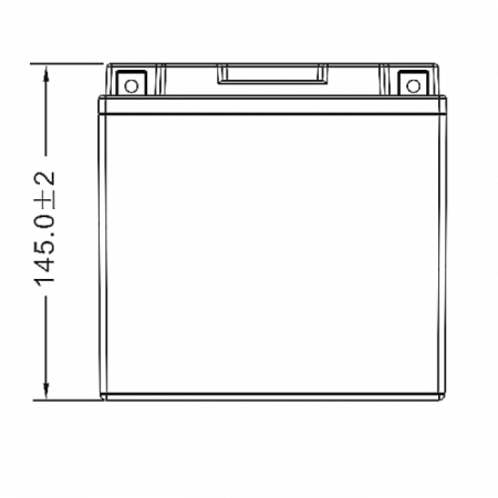 Аккумулятор 6МТС-12 WBR МТ12-12-B (YT14В-BS)