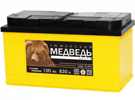 Аккумулятор 6СТ-100 «Тюменский Медведь» п/п