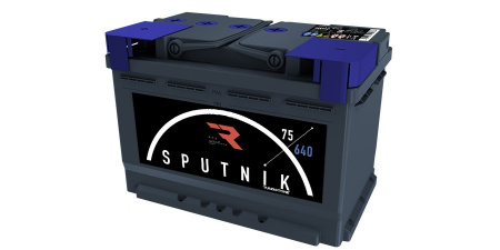 Аккумулятор 6СТ-75 «Sputnik» о/п