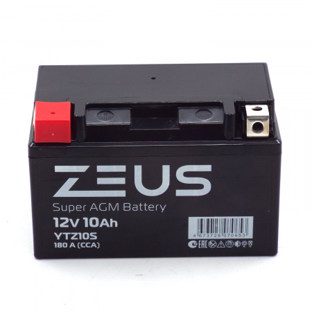 Аккумулятор 6МТС-10 Zeus Super AGM (YTZ10S)