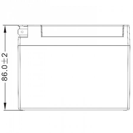 Аккумулятор 6МТС-2.5 WBR МТ12-2.5 (YTX4B-BS)