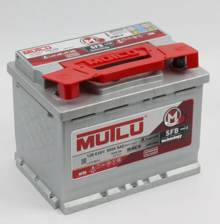 Аккумулятор 6СТ-63 «Mutlu SFB M3» о/п