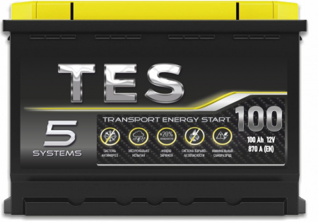 Аккумулятор 6СТ-100 «TES» о/п