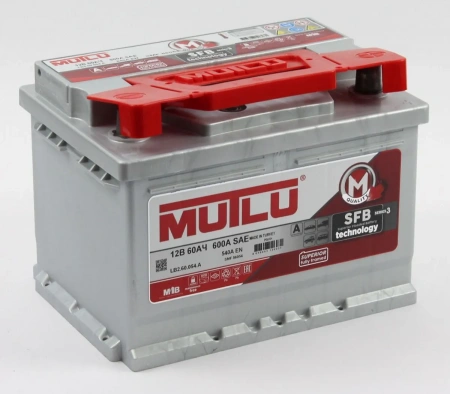 Аккумулятор 6СТ-60 «Mutlu SFB M3» о/п низ.