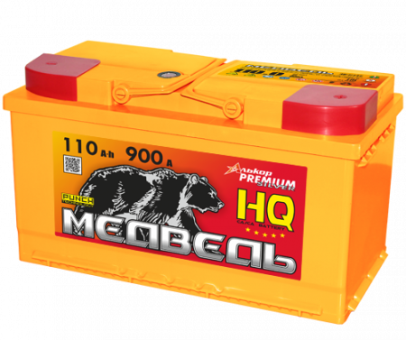 Аккумулятор 6СТ-110 «Медведь Silver» о/п