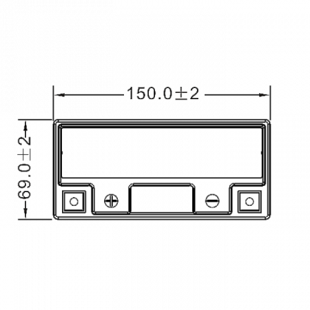 Аккумулятор 6МТС-12 WBR МТ12-12-B (YT14В-BS)