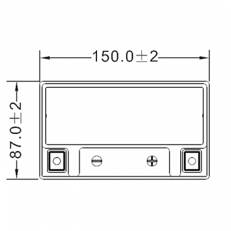 Аккумулятор 6МТС-14 WBR МТ12-14 (YTX16-BS, YB16B-A)