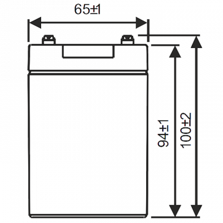 Аккумулятор WBR GP 1272 (12В 7.2Ач)
