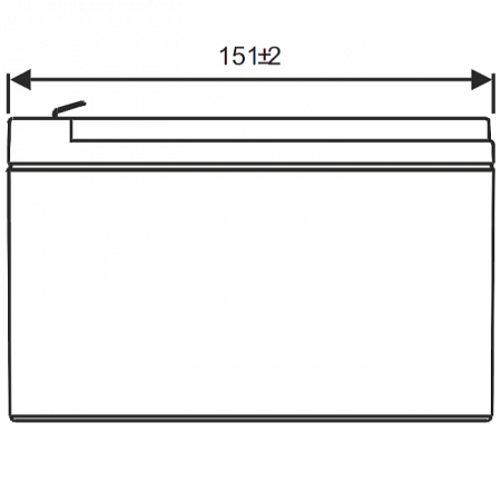 Аккумулятор WBR GP 1272 (12В 7.2Ач)