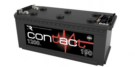 Аккумулятор 6СТ-190 «Contact» рос. болт