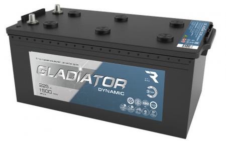 Аккумулятор 6СТ-225 «Gladiator Dynamic» евро