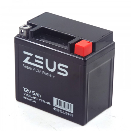 Аккумулятор 6МТС-5 Zeus Super AGM (YTX5L-BS)